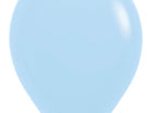 Sempertex - 11in Pastel Matte Blue Latex Balloons (50pcs) - SKU:155746 - UPC:7703340155746 - Party Expo