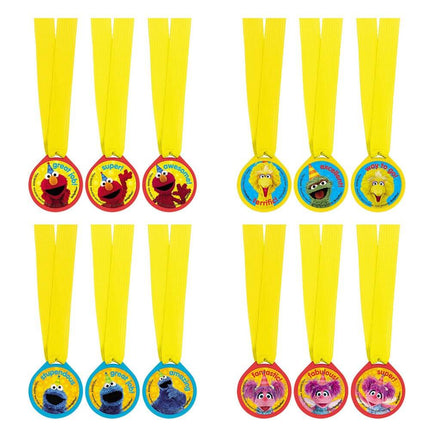 Sesame Street - Birthday Party Award Medals - SKU:397944 - UPC:013051698218 - Party Expo
