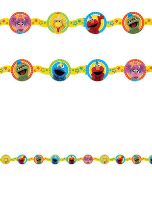 Sesame Street - Paper Garland - SKU:221672 - UPC:013051704896 - Party Expo