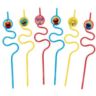 Sesame Street - Straws (1ct) - SKU:397945 - UPC:013051698225 - Party Expo