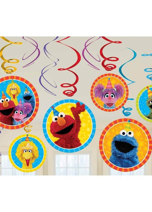 Sesame Street - Swirl Danglers - SKU:671672 - UPC:013051682408 - Party Expo