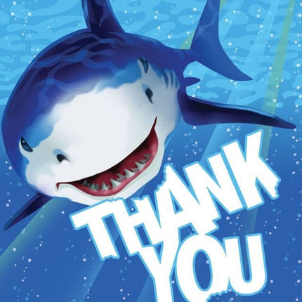 Shark Splash Thank You - SKU:891887- - UPC:073525997537 - Party Expo