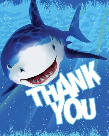 Shark Splash Thank You - SKU:891887- - UPC:073525997537 - Party Expo