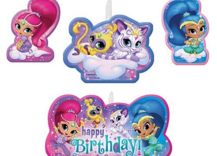 Shimmer and Shine Birthday Candles - SKU:170332 - UPC:013051660598 - Party Expo
