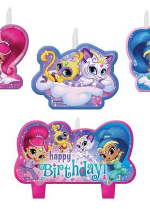 Shimmer and Shine Birthday Candles - SKU:170332 - UPC:013051660598 - Party Expo