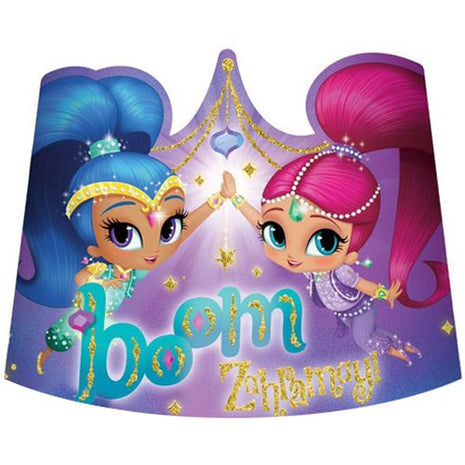 Shimmer and Shine Paper Tiaras - SKU:251653 - UPC:013051660239 - Party Expo