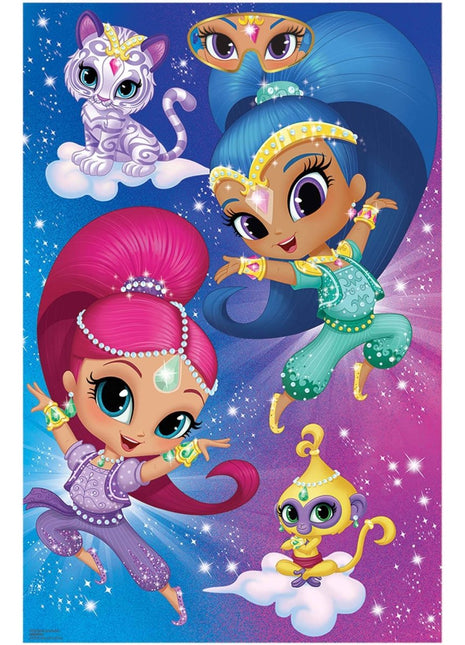 Shimmer and Shine Party Game - SKU:271653 - UPC:013051660222 - Party Expo