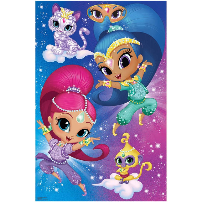 Shimmer and Shine Party Game - SKU:271653 - UPC:013051660222 - Party Expo