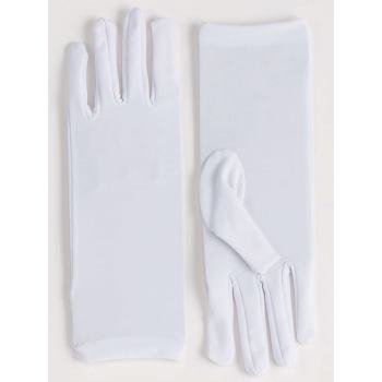 Short Dress White Gloves - SKU:67651 - UPC:721773676512 - Party Expo