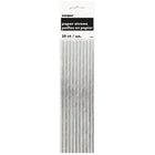 Silver Foil Paper Straws - SKU:62900 - UPC:011179629008 - Party Expo