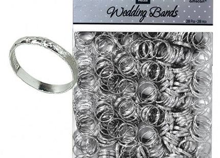 Silver Wedding Bands - SKU:340291 - UPC:048419755142 - Party Expo