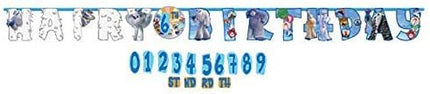 Small Foot - Jumbo Letter Banner Kit (1ct) - SKU:122091 - UPC:013051839871 - Party Expo