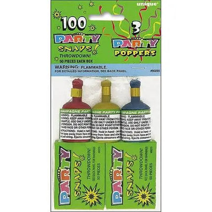Snaps & Poppers Set (5pcs) - Party Expo
