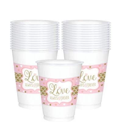 Sparkling Wedding Cups - SKU:420131 - UPC:013051765231 - Party Expo