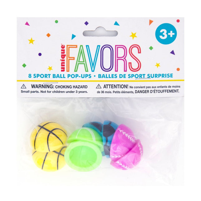 Sports Ball Pop-ups - SKU:84729 - UPC:011179847297 - Party Expo