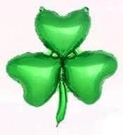 St. Patrick's Day - 18" Shamrock Mylar Balloon - SKU:QX-888 - UPC:672713490920 - Party Expo