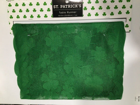 St. Patrick's Table Runner - SKU: - UPC:5991815 - Party Expo