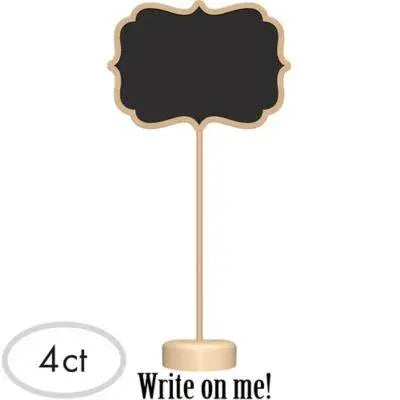 Standing Chalkboard Signs - Black - Party Expo