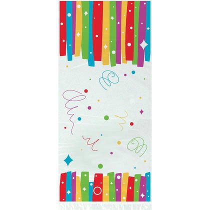 Striped Birthday Party Bags - SKU:49573 - UPC:011179495733 - Party Expo
