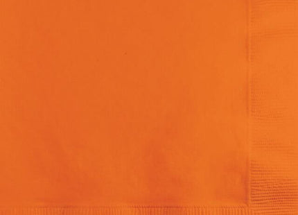 Sunkissed Orange Beverage Napkins (16ct) - SKU:573282- - UPC:073525119731 - Party Expo