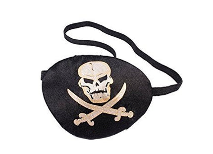 Super Dlx Pirate Eye Patch - SKU:76382 - UPC:721773763823 - Party Expo