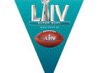 Superbowl 54 - Pennant Banner - SKU:1224791 - UPC:192937114162 - Party Expo