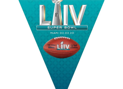 Superbowl 54 - Pennant Banner - SKU:1224791 - UPC:192937114162 - Party Expo