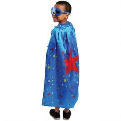 Superhero Star Costume Cape - SKU:CM58 - UPC:049392291788 - Party Expo