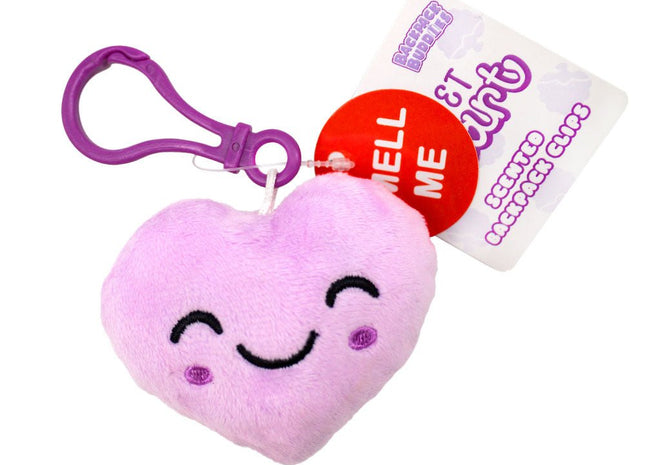 Sweetheart Backpack Buddies - Grape Scented Plush Clip - SKU: - UPC:692046994155 - Party Expo