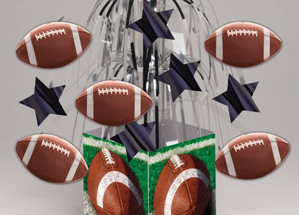 Tailgate Rush Foil Centerpiece with Base - SKU:266151 - UPC:039938124236 - Party Expo