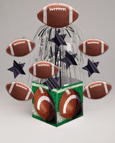 Tailgate Rush Foil Centerpiece with Base - SKU:266151 - UPC:039938124236 - Party Expo
