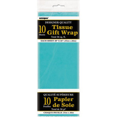 Teal Paper Gift Wrap Tissue - SKU:6296 - UPC:011179062966 - Party Expo