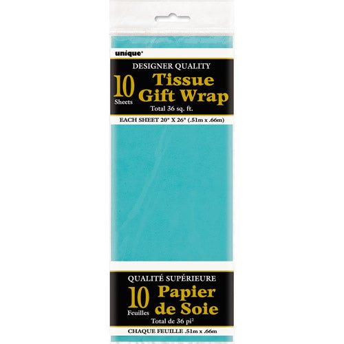 Teal Paper Gift Wrap Tissue - SKU:6296 - UPC:011179062966 - Party Expo