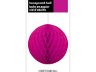 Tissue Paper Honeycomb Ball Neon Pink 8