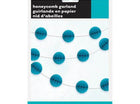 Tissue Paper Honeycomb Ball Teal Garland-7Ft - SKU:63383 - UPC:011179633838 - Party Expo
