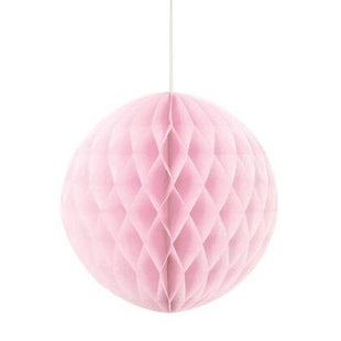 Tissue Paper Honeycomb Lovely Pink Ball 8" - 1ct. - SKU:63220 - UPC:011179632206 - Party Expo
