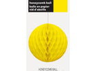 Tissue Paper Honeycomb Neon Yellow Ball 8