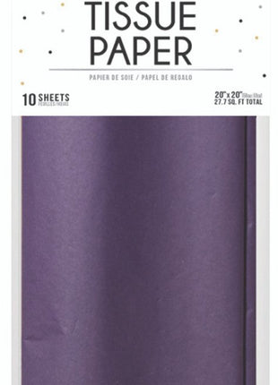 Tissue Paper - Purple (10ct) - SKU:F96617 - UPC:749567966175 - Party Expo