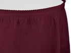 Touch of Color - Burgundy Plastic Table Skirt - SKU:743122 - UPC:073525813585 - Party Expo