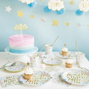 Twinkle Twinkle Little Star - 1st Birthday Beverage Napkins (16ct) - SKU:72410 - UPC:011179724109 - Party Expo