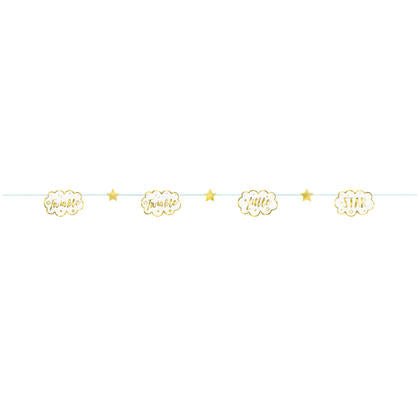 Twinkle Twinkle Little Star - 7ft Paper Garland - SKU:72419- - UPC:011179724192 - Party Expo