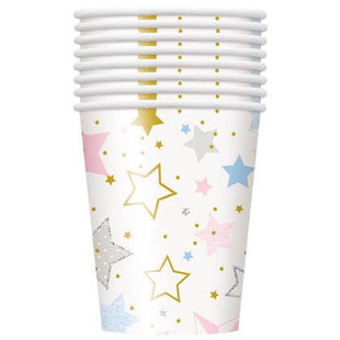 Twinkle Twinkle Little Star - 9oz Paper Cups (8ct) - SKU:72416 - UPC:011179724161 - Party Expo