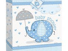 Umbrellaphants Blue Large Gift Bag (1ct) - SKU:41719 - UPC:011179417193 - Party Expo