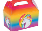 Unicorn Rainbow Favor Boxes (6ct) - SKU:3L-13758682 - UPC:889070818445 - Party Expo