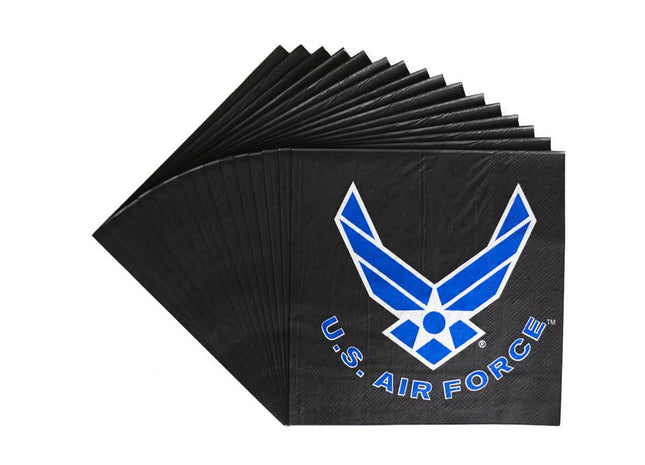 U.S. Air Force - Lunch Napkins (16ct) - SKU:66718 - UPC:654082667189 - Party Expo