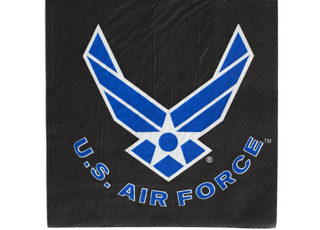 U.S. Air Force - Lunch Napkins (16ct) - SKU:66718 - UPC:654082667189 - Party Expo