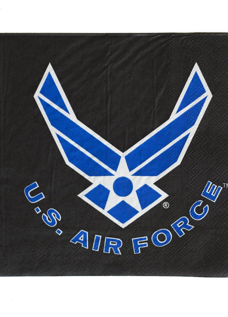 U.S. Air Force - Lunch Napkins (16ct) - SKU:66718 - UPC:654082667189 - Party Expo