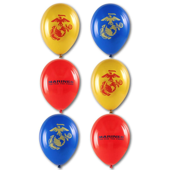 U.S. Marines - Latex Balloons - SKU:66734 - UPC:654082667349 - Party Expo