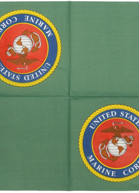 U.S. Marines - Lunch Napkins (16ct) - SKU:66728 - UPC:654082667288 - Party Expo