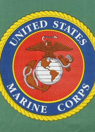 U.S. Marines - Lunch Napkins (16ct) - SKU:66728 - UPC:654082667288 - Party Expo